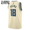 Maillot Enfant Milwaukee Bucks Kyle Kuzma 2025-26 Nike City Edition Blanc Swingman